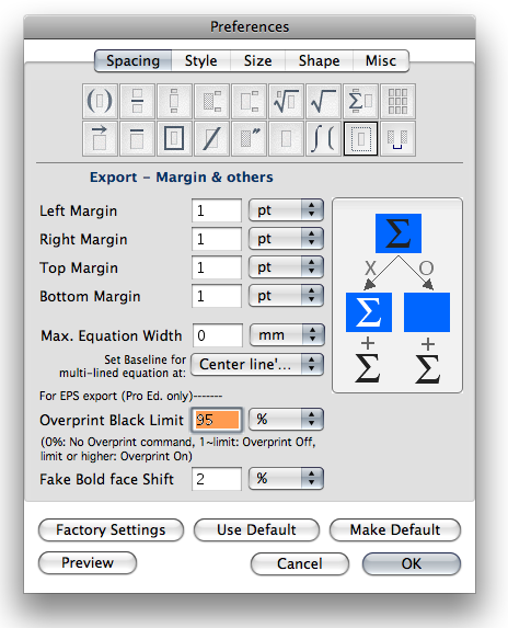 DefineSpacingMargin