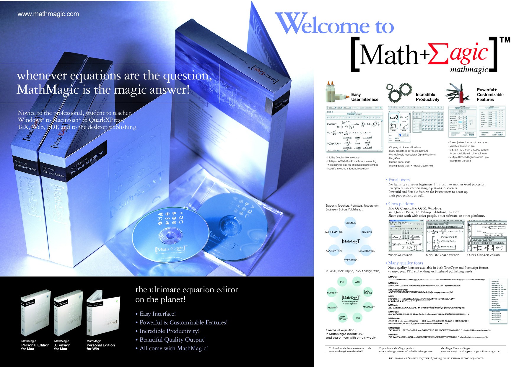 InfoLogic MathMagic Pro Edition for QuarkXPress
